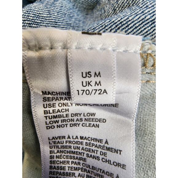 BDG Urban Outfitters Jeans Womens Medium Blue Jogger Patchwork Knee Elastic - Picture 13 of 16